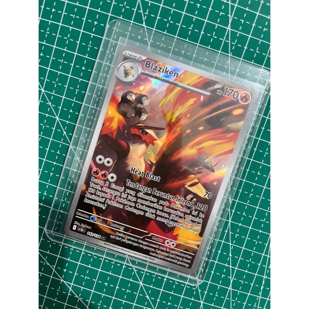 KARTU TCG POKEMON BLAZIKEN AR ORI HOLO ORIGINAL