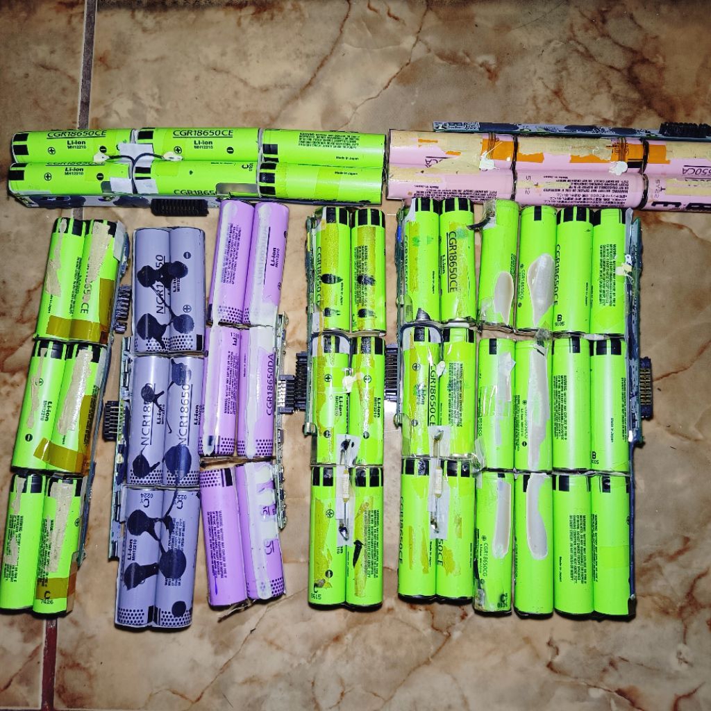 Baterai 18650 CGR NCR  Bekas laptop