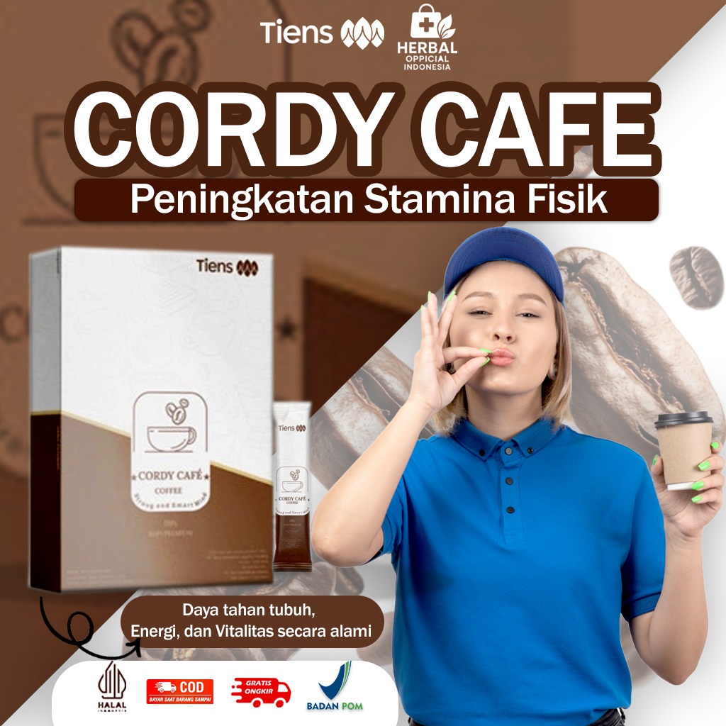 

[ECER 1 SACHET] TIENS CORDY CAFE COFFE ORIGINAL HALAL