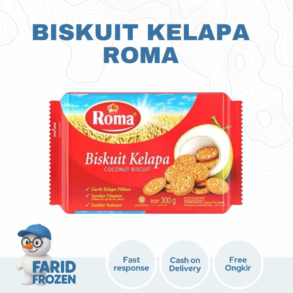 

ROMA KELAPA BISKUIT KELAPA CAMILAN LEGENDARIS 300GR