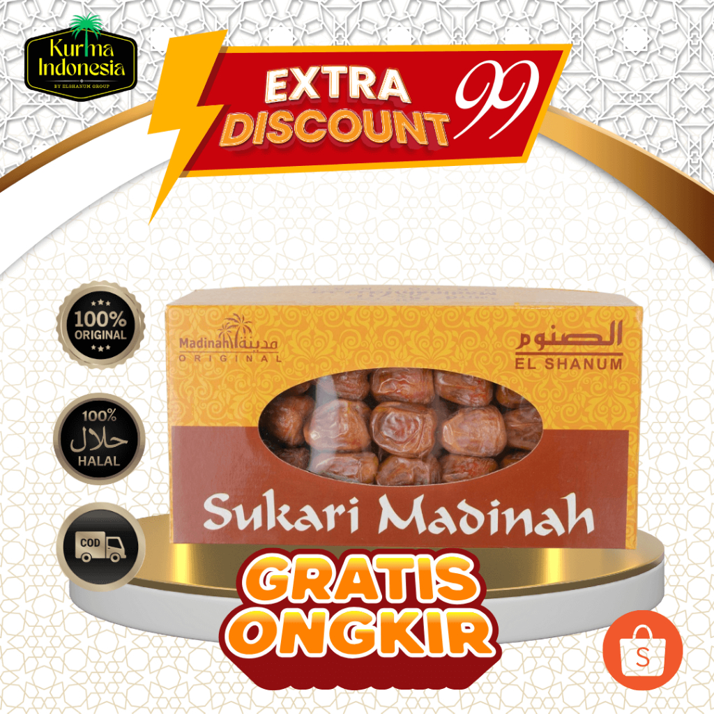 

Kurma Sukari 1kg / Kurma Sukkari / Kurma Sukari Premium / Kurma Basah / kurma manis