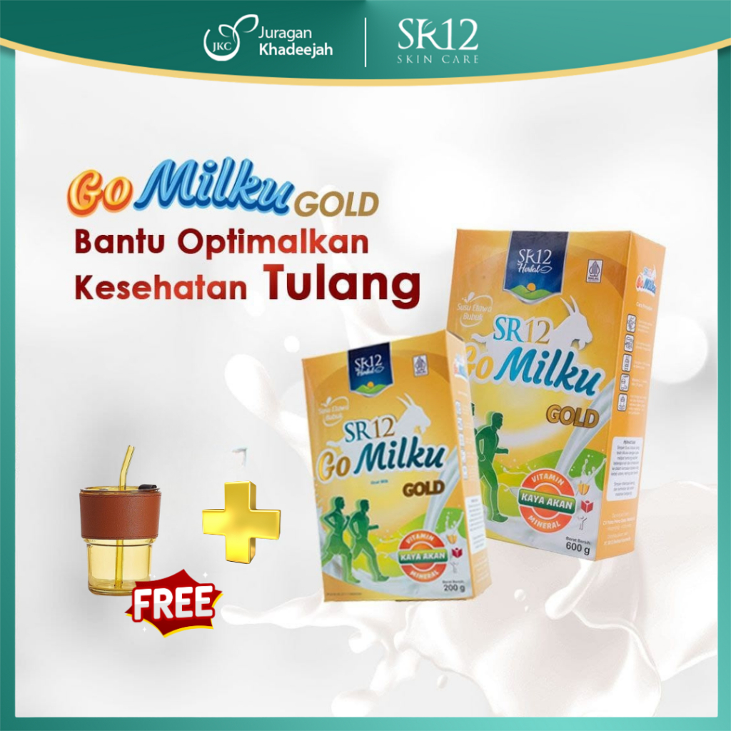 

Gomilku Gold SR12 - Susu Bubuk Herbal Premium| Susu Kambing Etawa | Susu Murni SR12 | Susu Kambing HALAL & BPOM