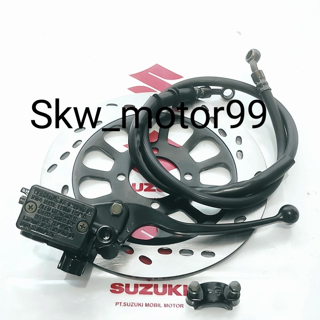Piringan+Master Rem+Selang Rem Depan Suzuki Satria 2Tak,Tornado