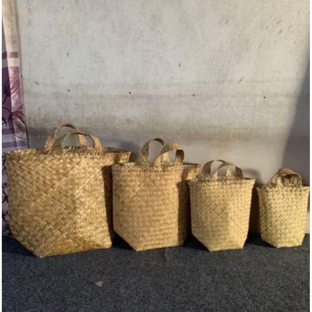 Bakul Purun SIZE S M L XL / Tas Anyaman purun khas Kalimantan