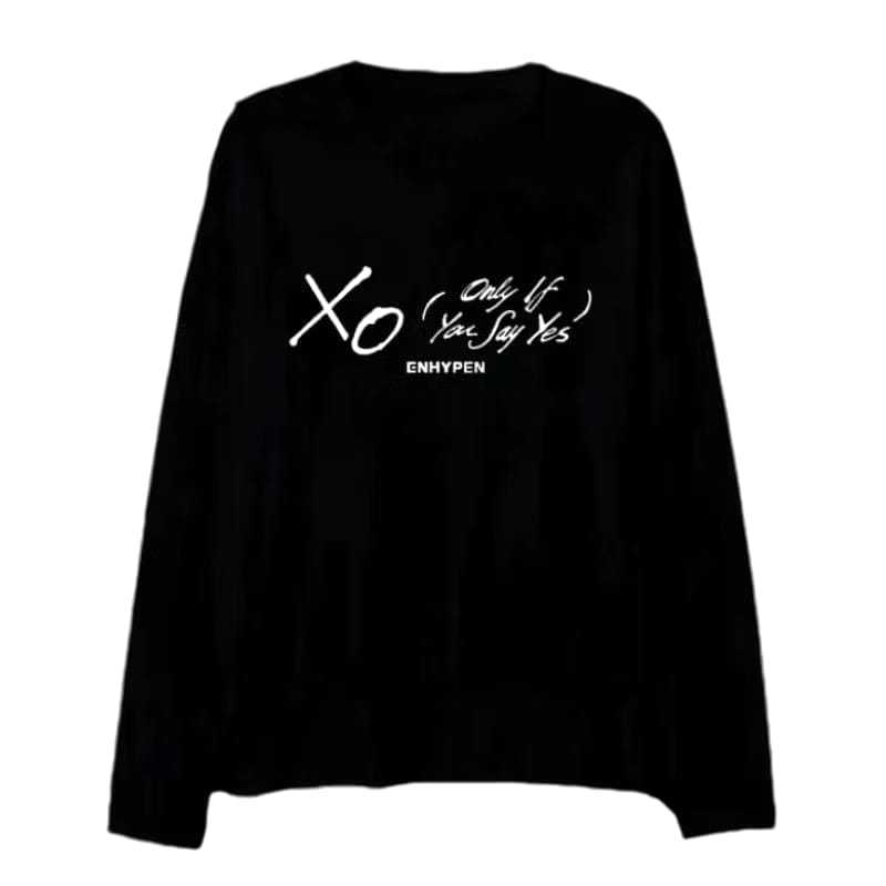 KAOS PANJANG ONLY IF YOU SAY YES KAOS ENGENE JAY JAKE HEESEUNG SUNGHOON KAOS KATUN ATASAN WANITA & P