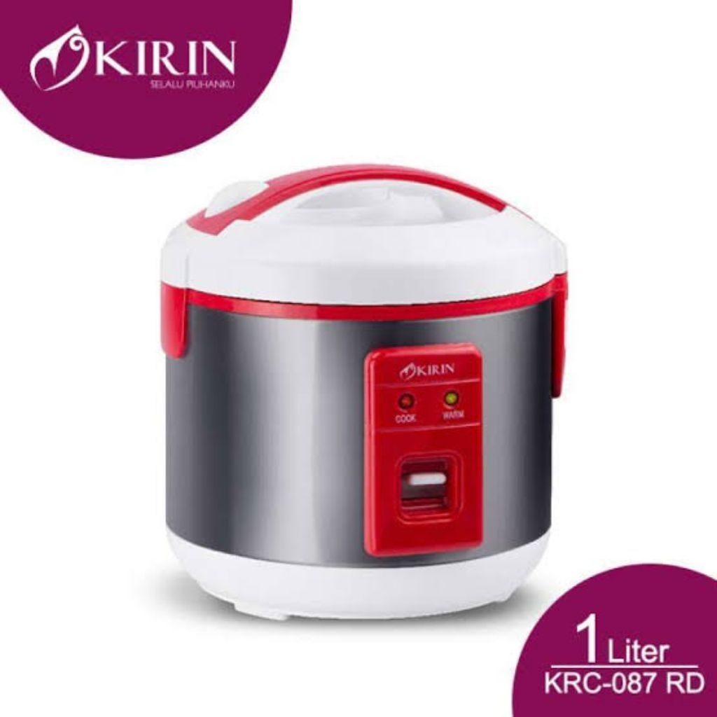 Rice Cooker Kirin KRC 087 Magic Com Kirin 1 Liter KRC-087