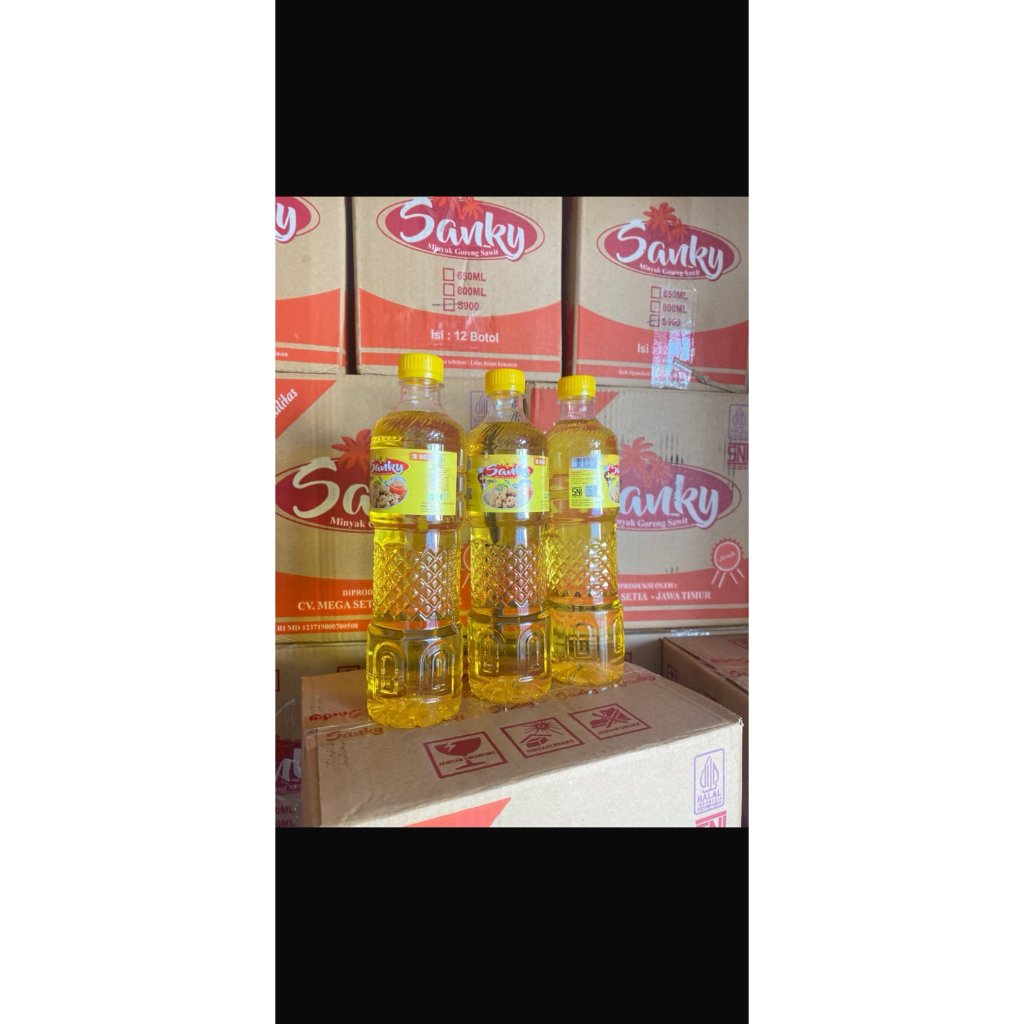 

Sanky minyak goreng botol s900 6 botol