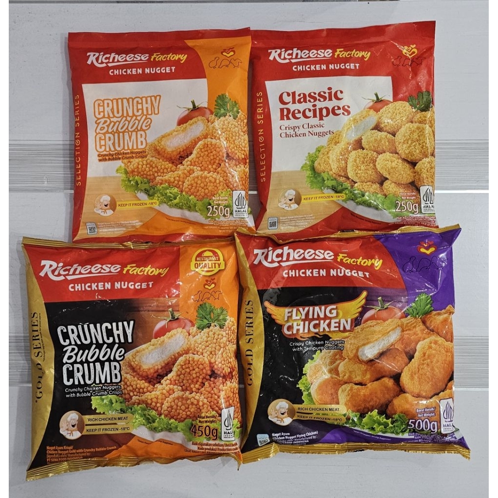 

Richeese Factory Chicken Nuggets 250g - 500g