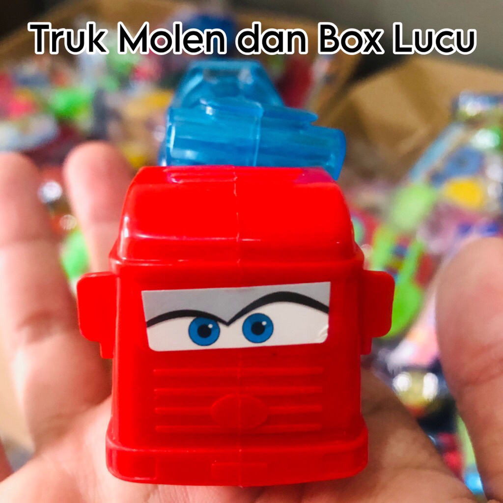 Mainan Mobil truk molen dan Box Mini
