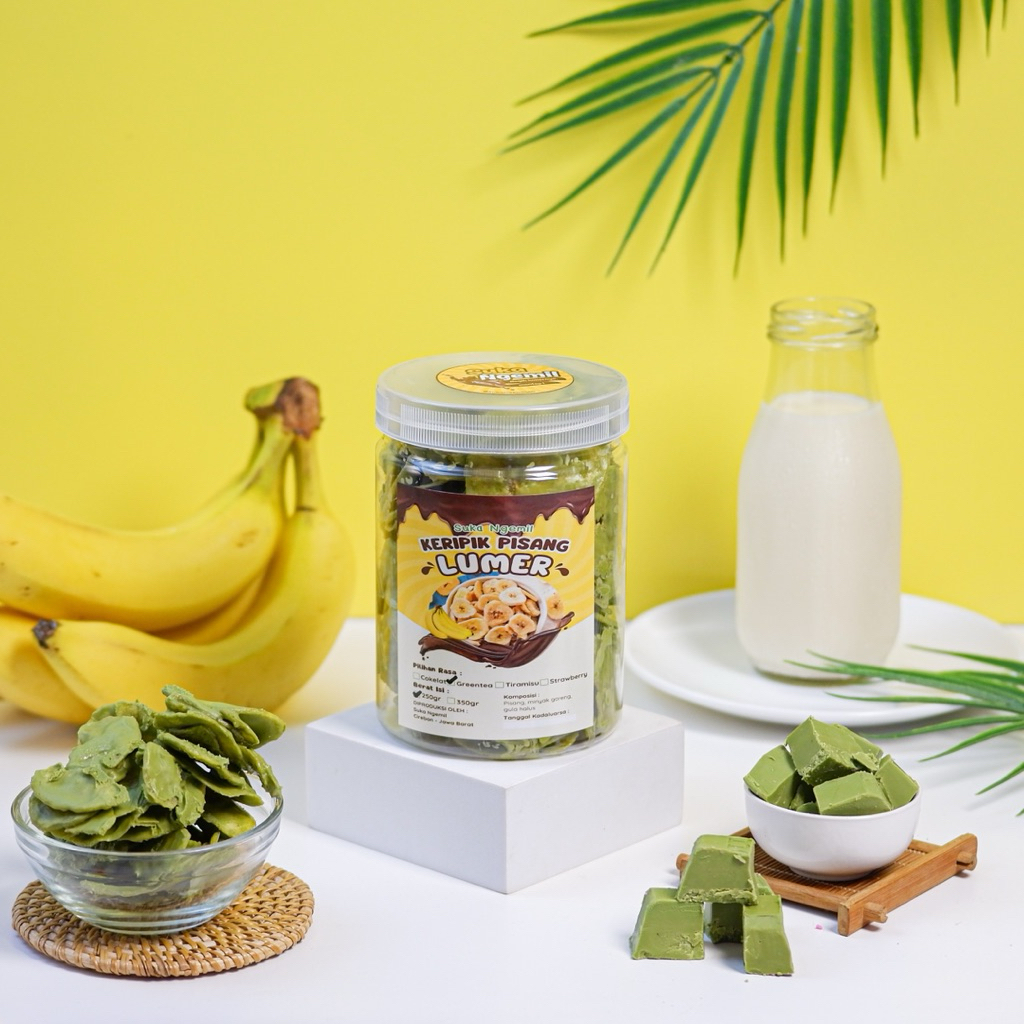 

KERIPIK PISANG MATCHA/GREENTEA LUMER