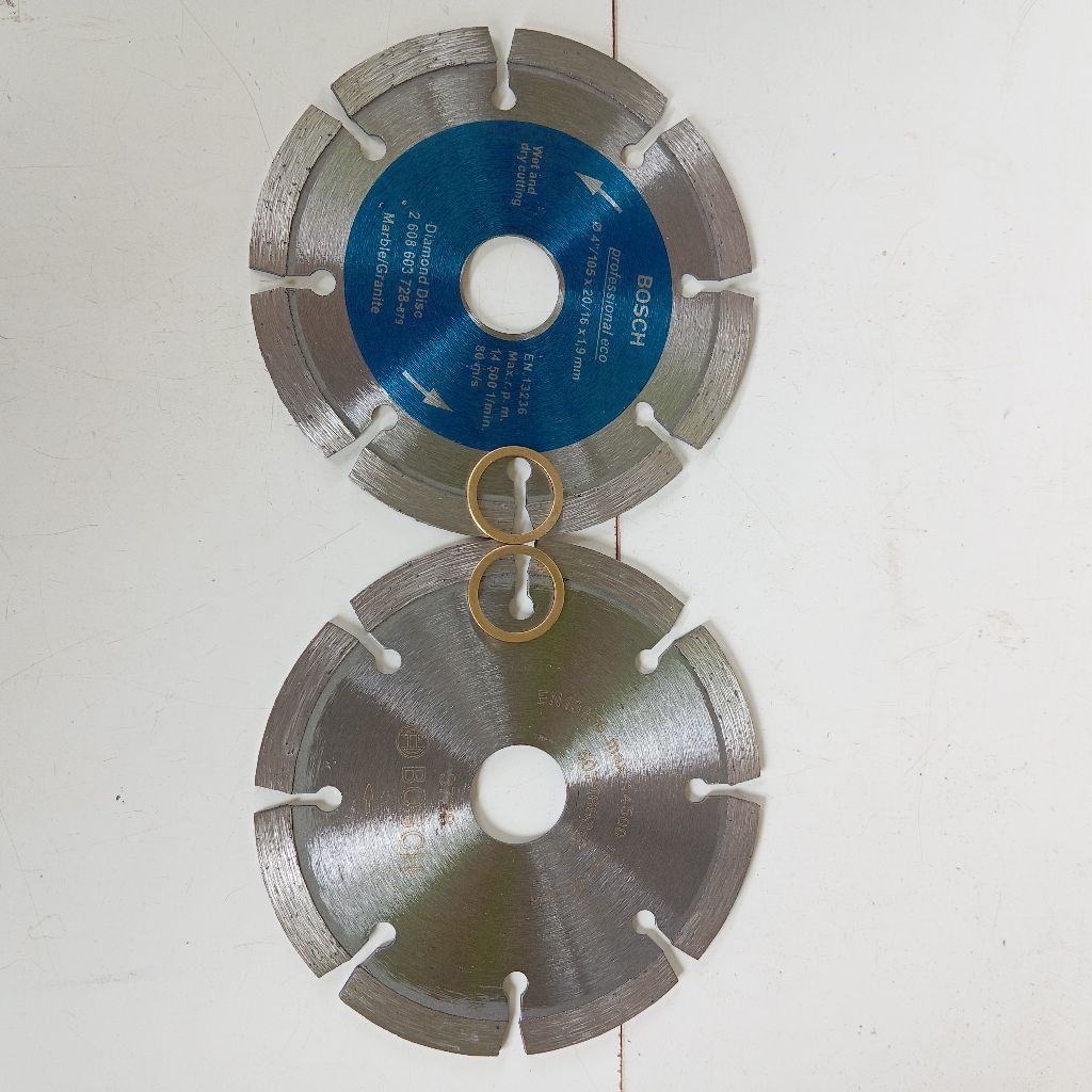 Bosch Mata Potong Granit Marmer 105mm Diamond Disc Professional Eco - Cutting Disc Batu Alam Keramik
