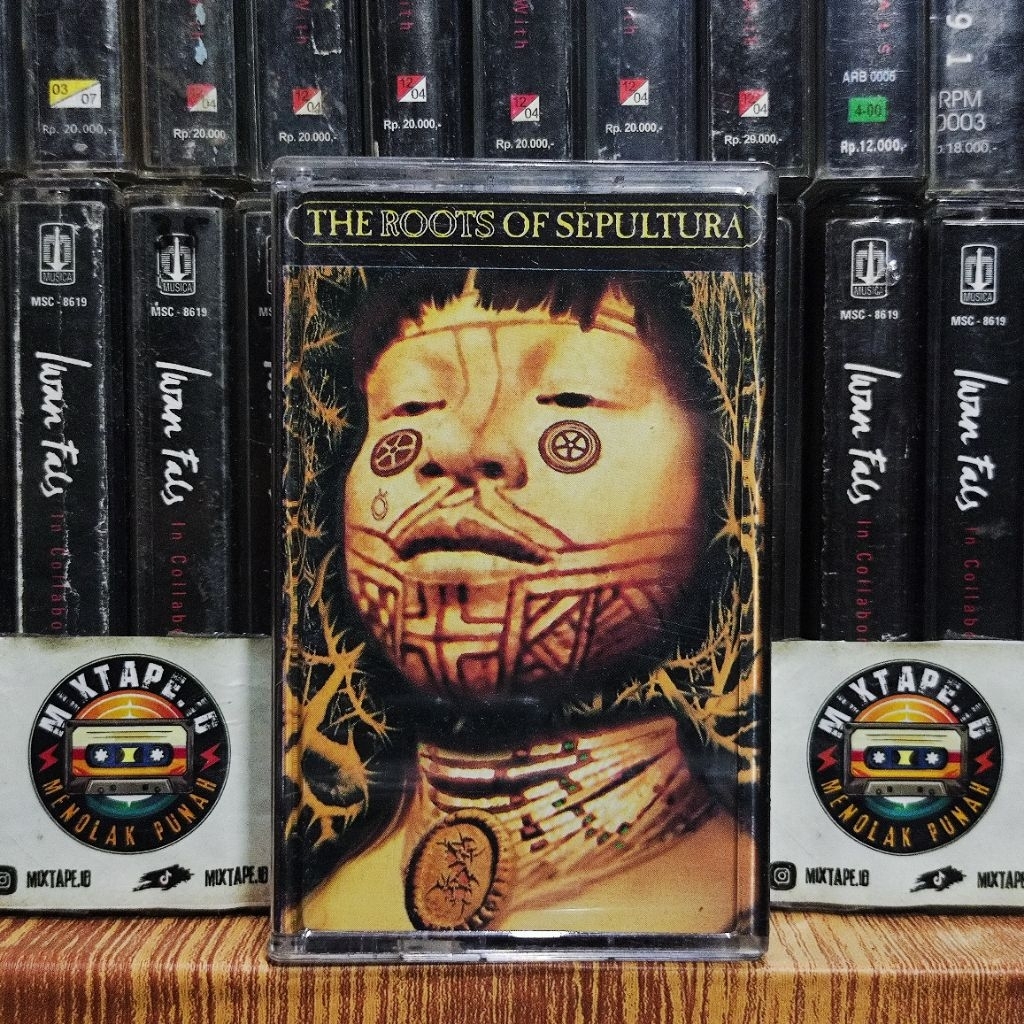 Kaset Pita - The Roots Of Sepultura - Radio Tape - Kaset - Radio - Pemutar Kaset - Retro - Classic -