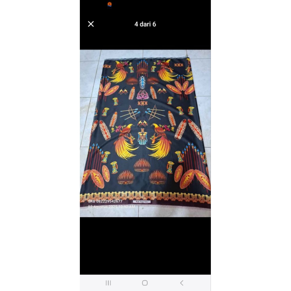kain batik papua/batik papua/oleh oleh papua/batik papua eknit/kain batik papua motif cendrawasih,ho