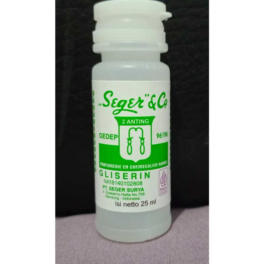 [Preloved] Seger & Co 2 Anting Gliserin 25ml – Pelembab Kulit & Bibir | Bekas Review Isi 91-97%