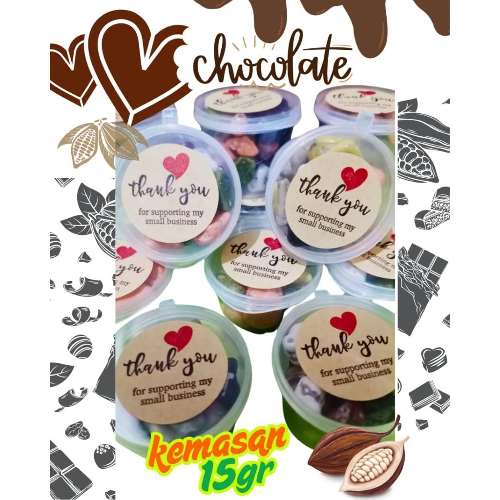 

Coklat Krikil kemasan Mini 15gr coklat arab murah rasa enak
