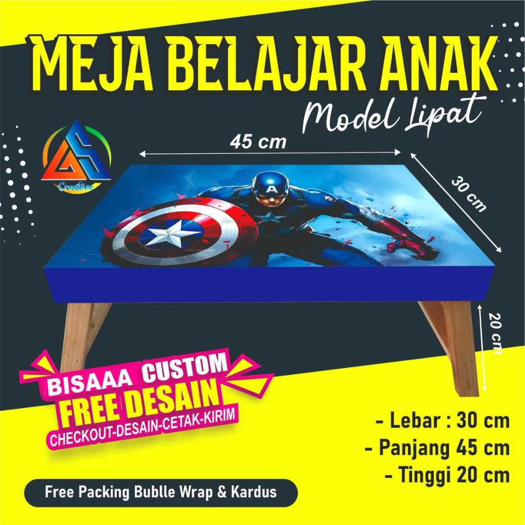 

Sayang Anak Meja Belajar Custom nama, Karakter anak, Free Request gambar, meja laptop,meja lipat serbaguna