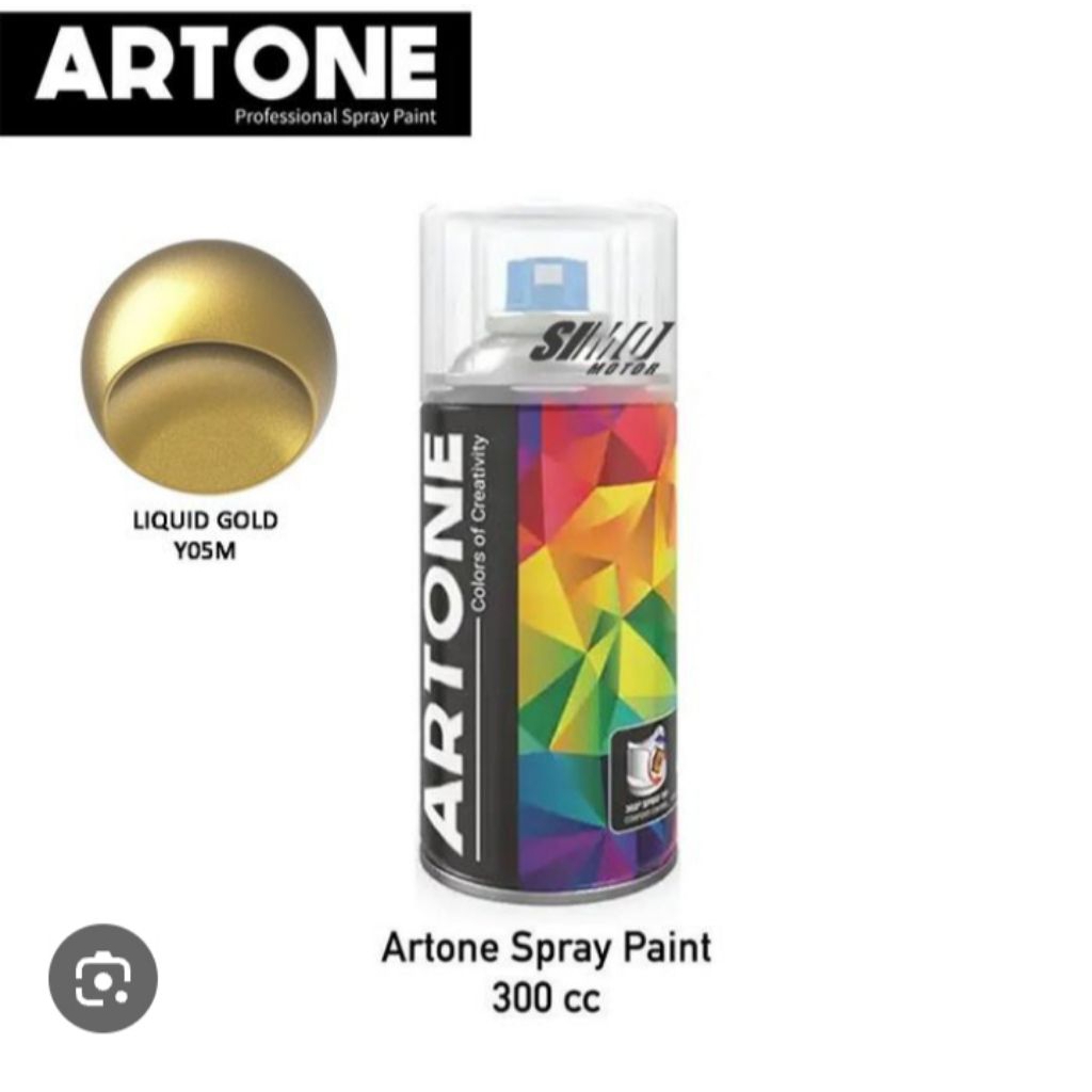 Pilok Cat Semprot MTR ARTONE Gold Emas 935 300cc