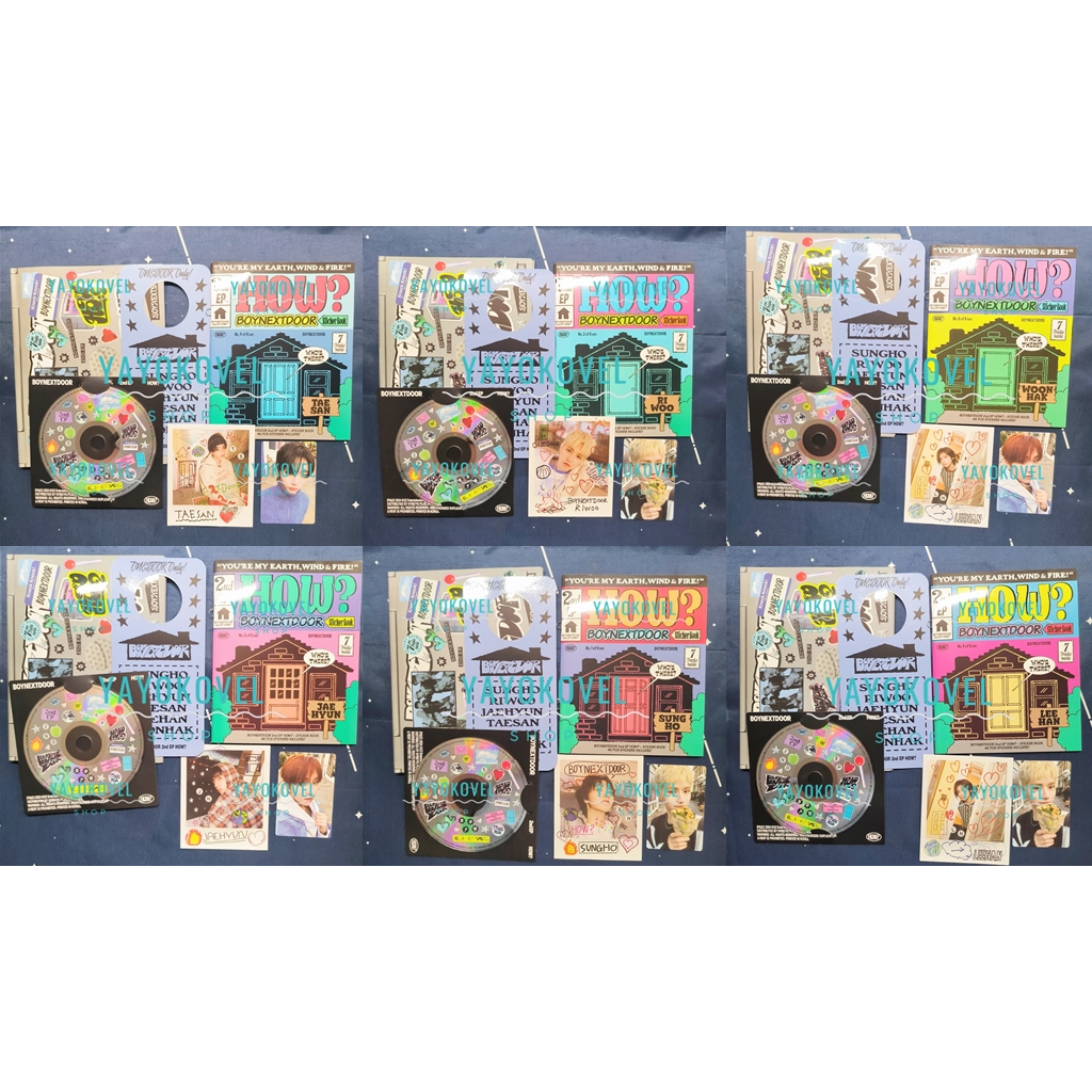 [READY] BOYNEXTDOOR - 2ND EP [HOW?] - STICKER VER UNSEALED