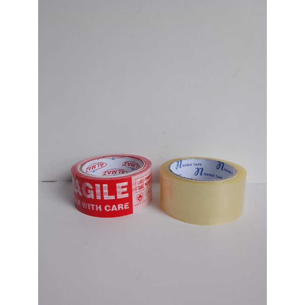 

Lakban Bening 2 Inch l Lakban Fragile Merah 2inch 45mm