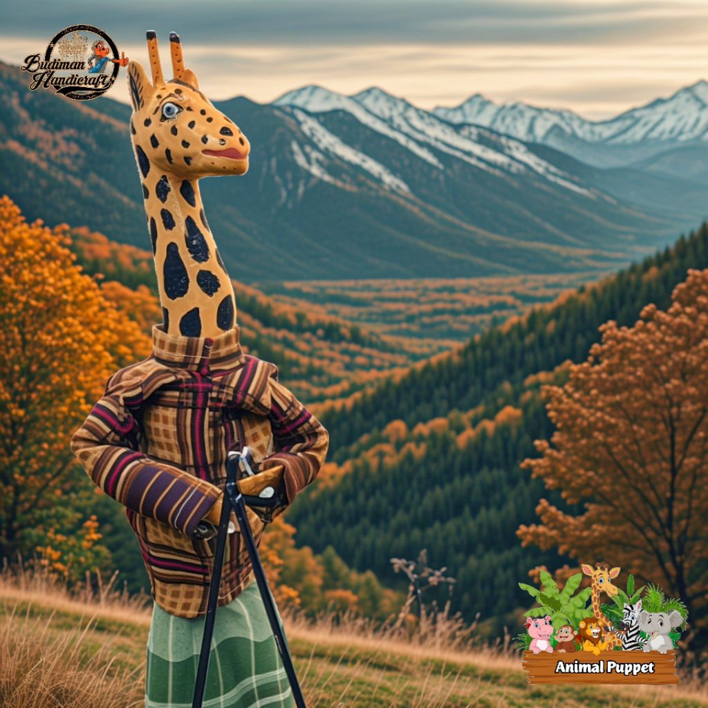 Wayang Golek Binatang Karakter Jerapah