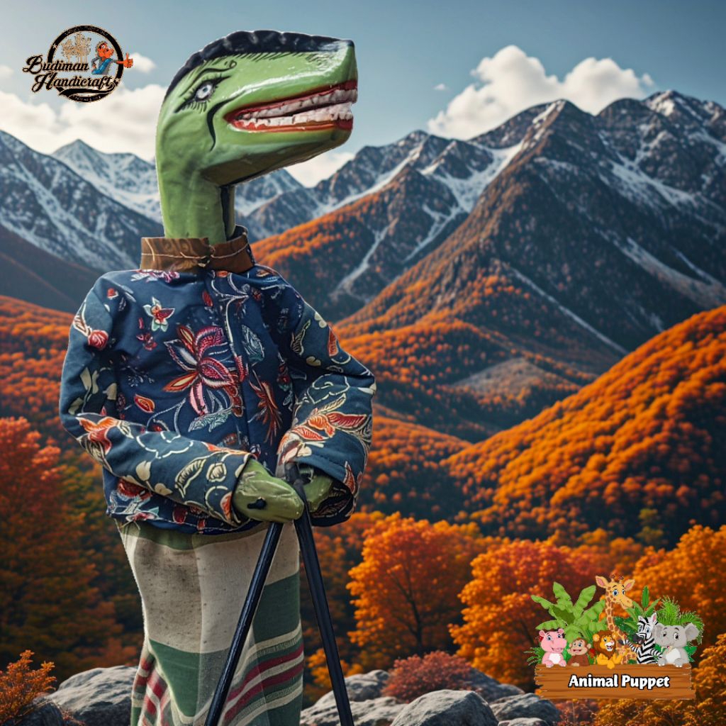 Wayang Golek Binatang Karakter Buaya