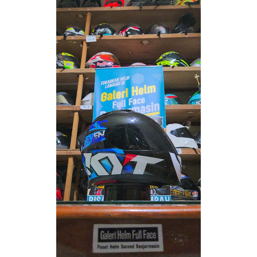 KYT RC7 SERI 19 BIRU SECOND