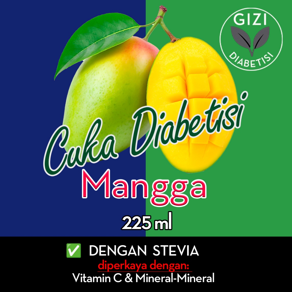 

CUKA DIABETISI - Cuka MANGGA (225 ml) alami khusus DIABETISI