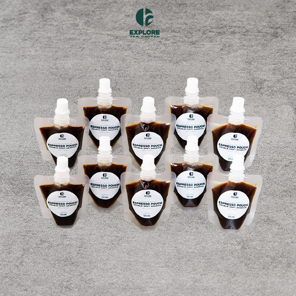 

Espresso Pouch - Duoble Shot Arabica - Espresso Concentrated - 100% Espresso Murni