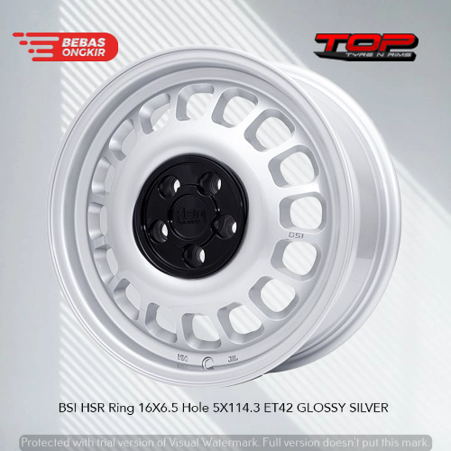 Velg BSI HSR Ring 16 Oem Look - Pelek Kaleng Original Untuk Pcd 5X114,3 Suzuki Ertiga R16