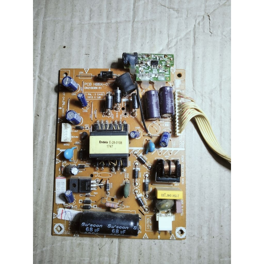 POWER SUPPLY PSU MESIN TV POLYTRON PLD 24D9501 PLD24D9501