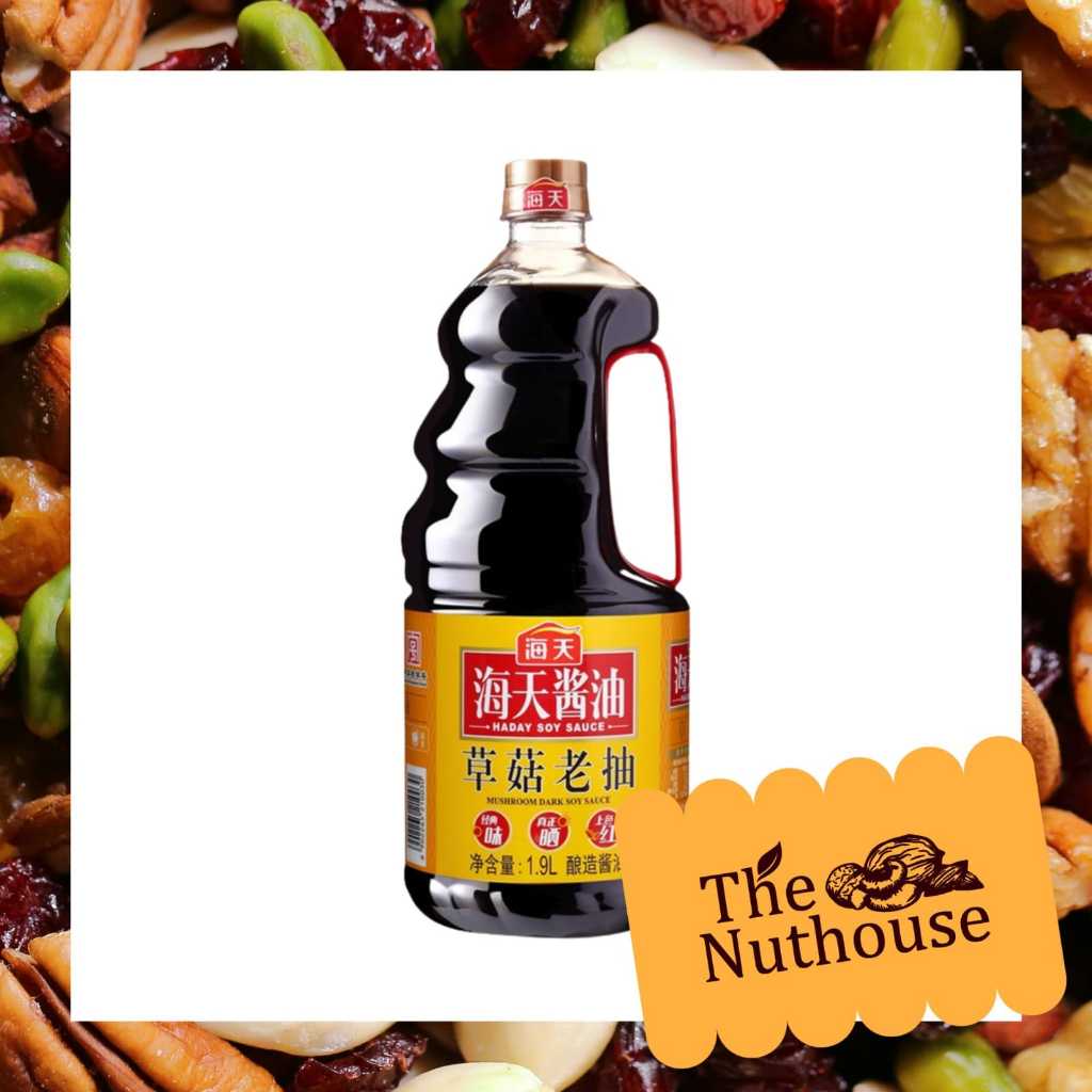 

JIRIGEN Haday Signature Mushroom Dark Soy Sauce 1750ml / Kecap Asin Jamur HaiTian 1.75L [HALAL]