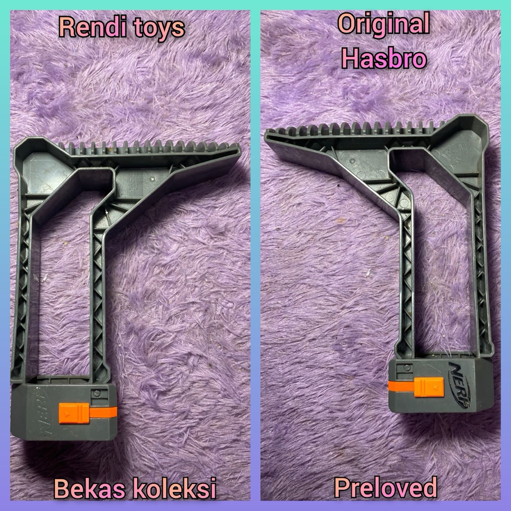 NERF - N-Strike Elite Modulus Shoulder Stock of the Recon MKII Bekas Koleksi | Rendi Toys
