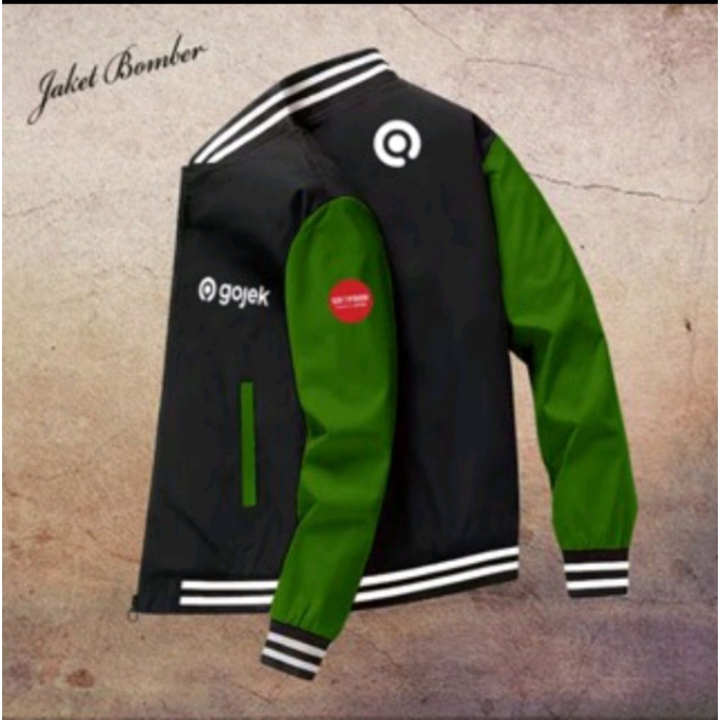 Jaket Varsity Gojek Terbaru S M L XL XXL 3XL 4XL 5XL 6XL