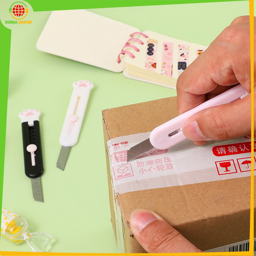 

EC Cutter Mini Motif Animal Portable Cutter Unboxing Paket / Kater Mini Pisau Pemotong Kertas Karakter Hewan Dunia Dapur C786