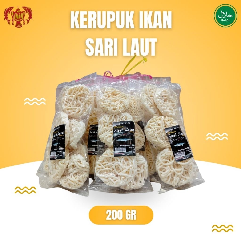 

Kerupuk ikan khas Bangka cap Sari Laut