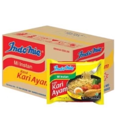 

indomie kuah Kari ayam mie instan 1 karton