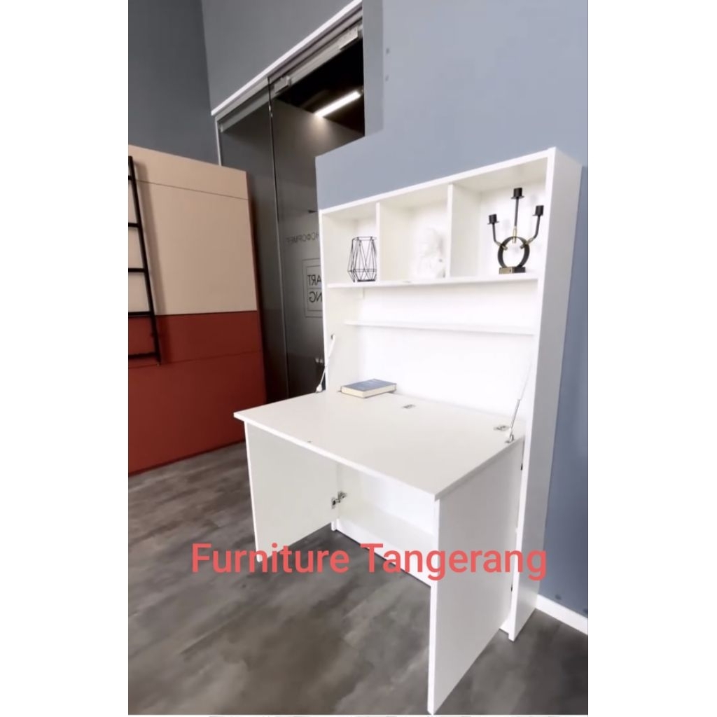 meja belajar minimalis.meja belajar anak. meja dinding. meja lipat dinding.