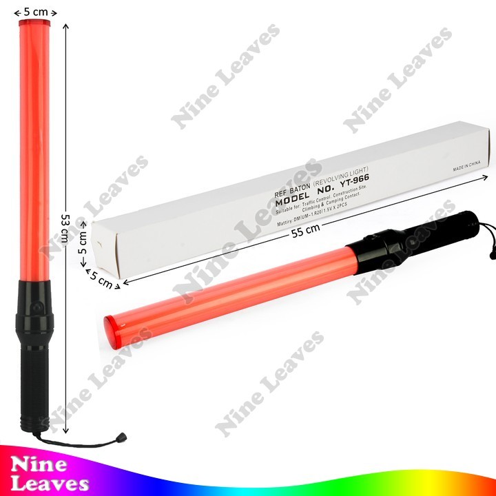 Tongkat Lampu Lalu Lintas Parkir Senter Lampu Parkir Tongkat Parkir Lalin Stik Parkir Lampu Revolvin