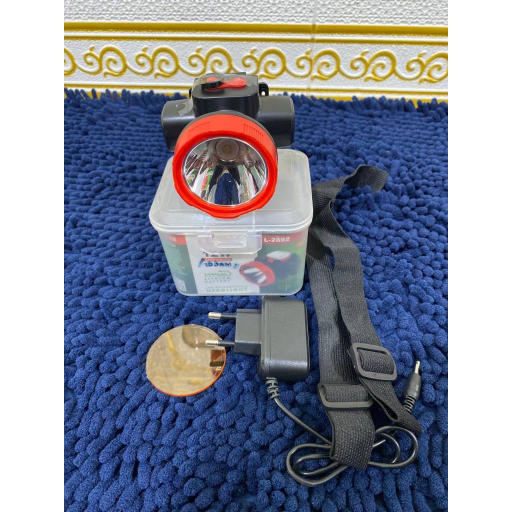 Senter kepala luby hijau 2892 L 12 watt ri