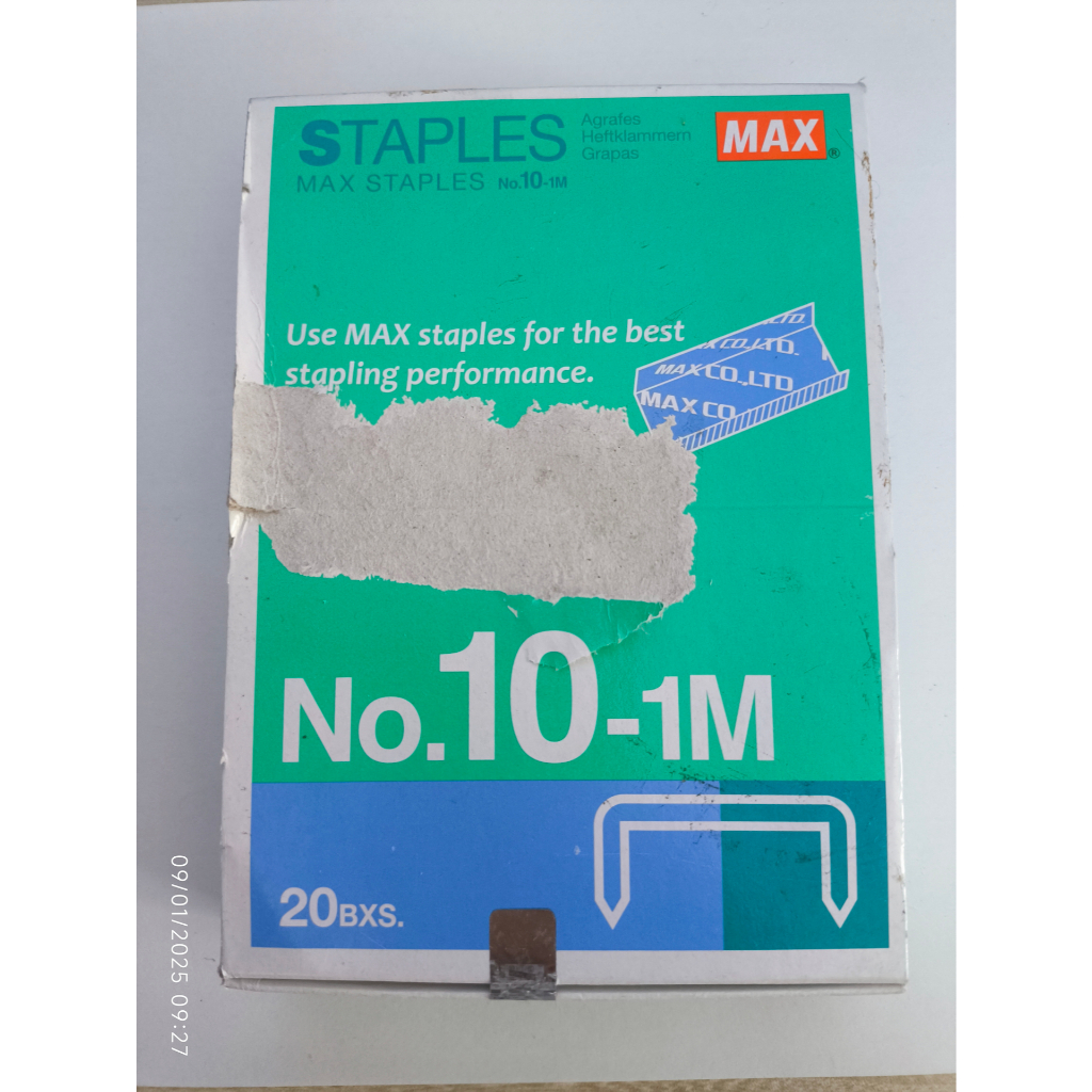 

Staples Refill Isi Stapler MAX No. 10 Pack Besar