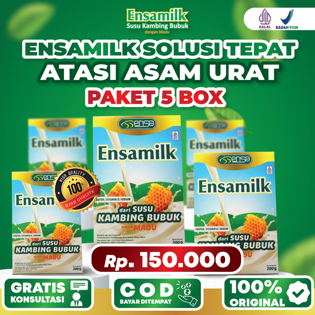 

Susu Kambing Etawa Solusi Nyeri Sendi - 5 Box
