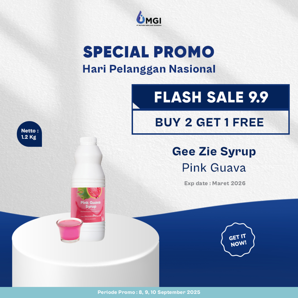 

4.8.9.10 SEPT SAJA. PROMO HARI PELANGGAN NASIONAL 2025. BUY 2 GET 1 FREE.