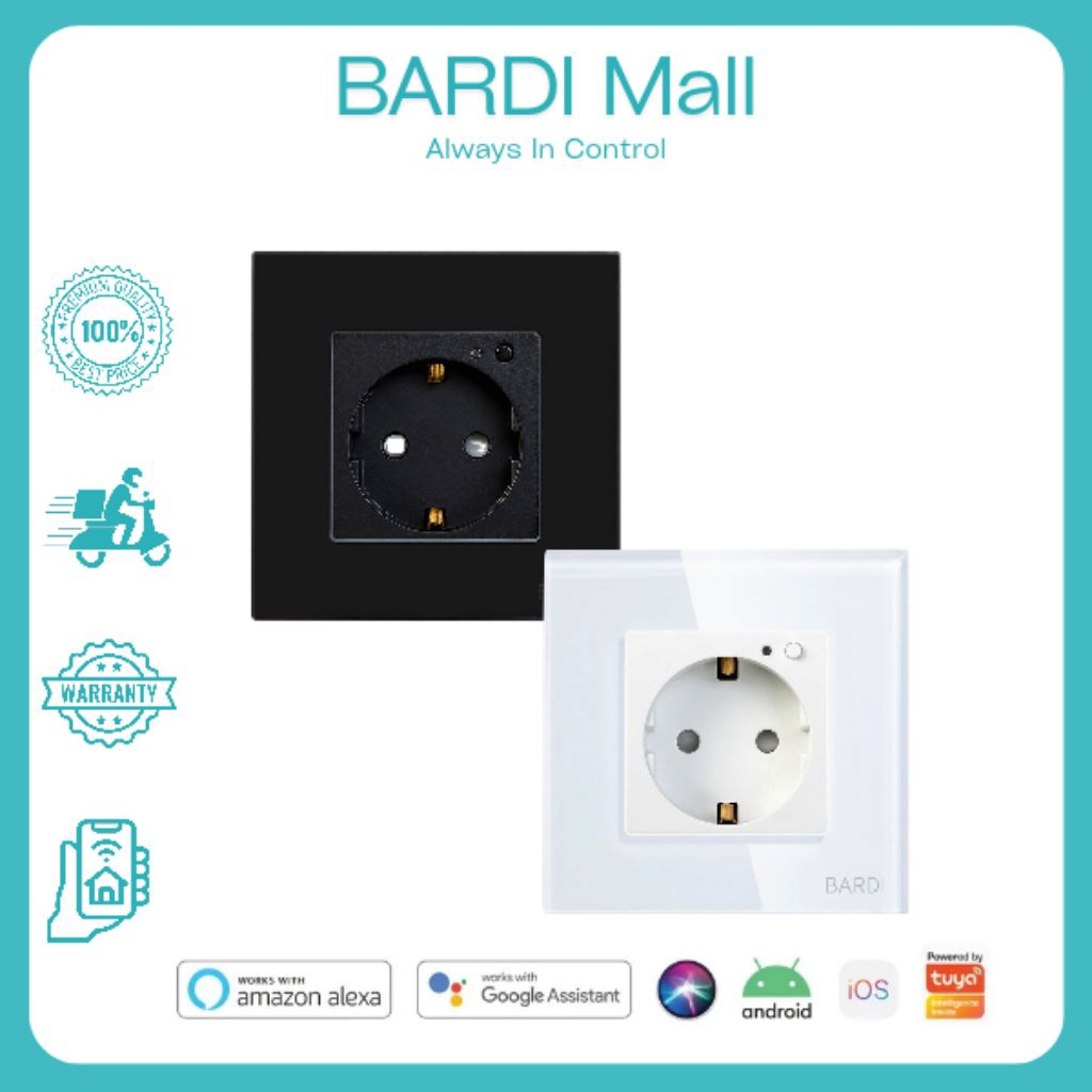 BARDI WALL SOCKET EU WIFI - COLOKAN WIFI