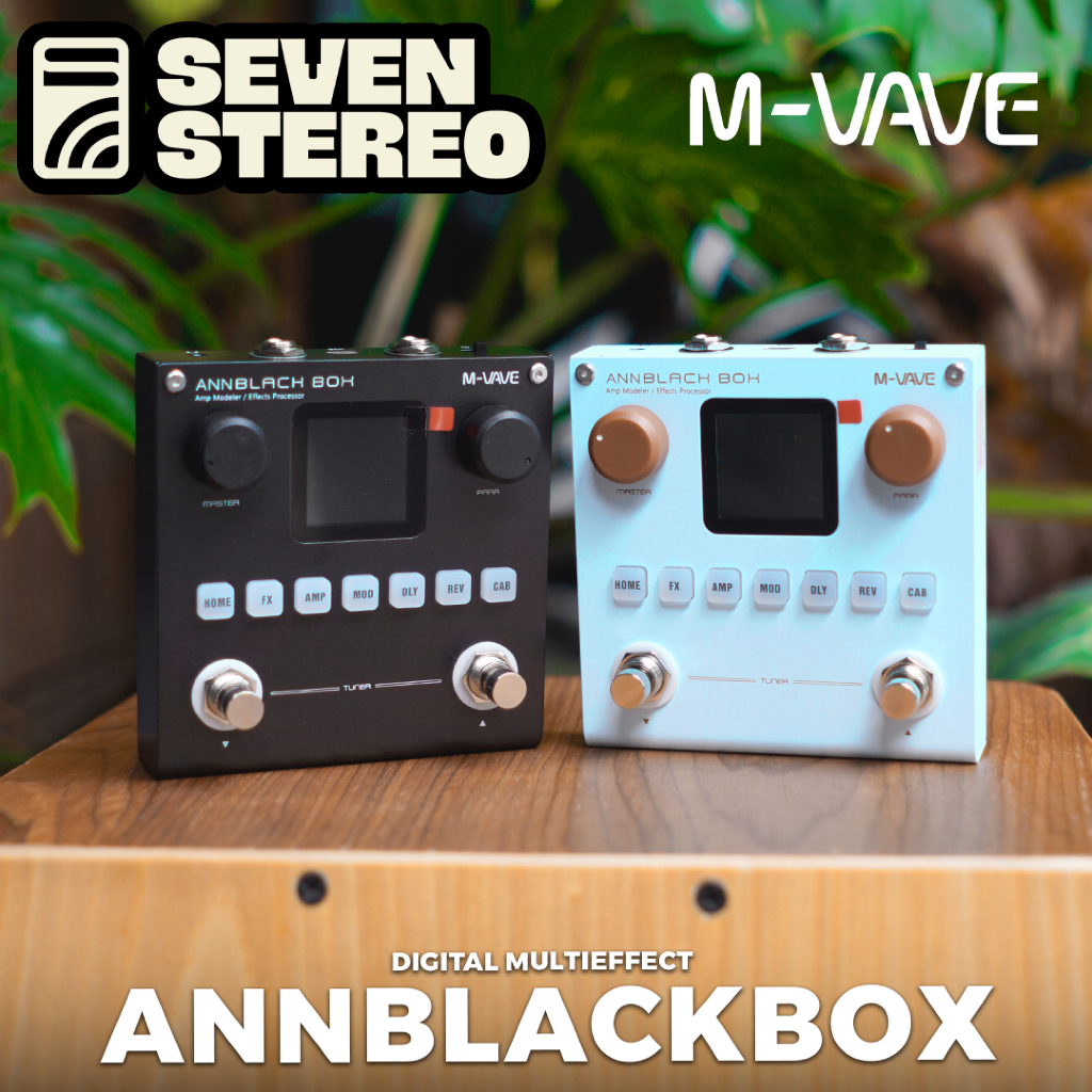 Ready Stock M-VAVE MVAVE Blackbox AMP Modeler Multi Effects Processor Rechargeable for Electric