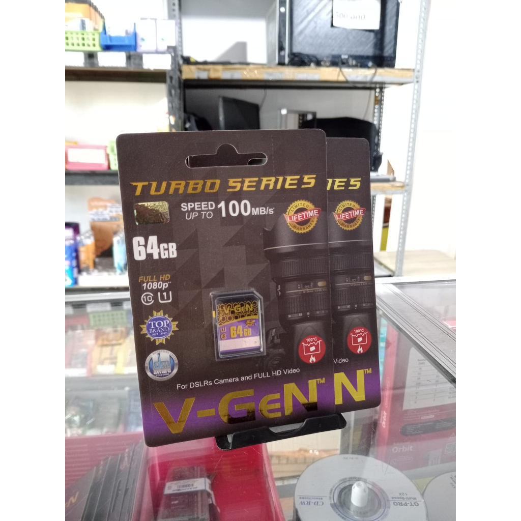 SD Card Vgen 64gb Class 10 Turbo