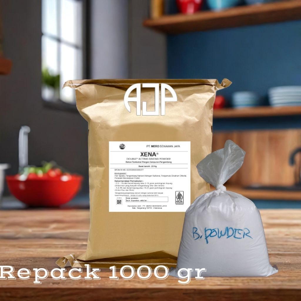 

Baking Powder XENA Double Acting | Repack 1000 gr