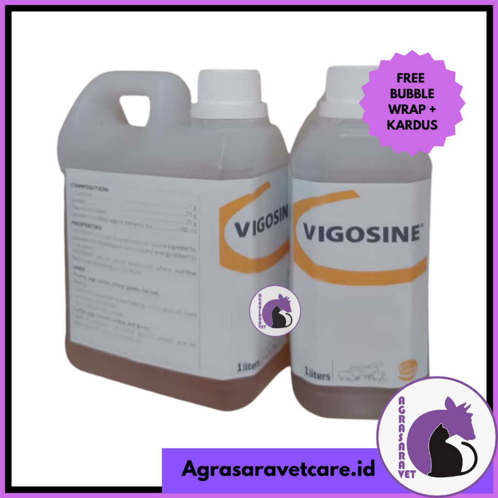 vigosine 1 liter memaksimalkan performance dan produktifitas ayam