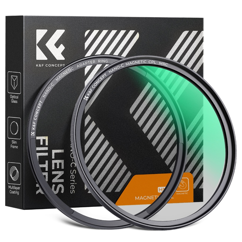 Concept KNF KF Filter slim C series magnetic CPL + MAGNETIC adapter ring - Filter Kamera