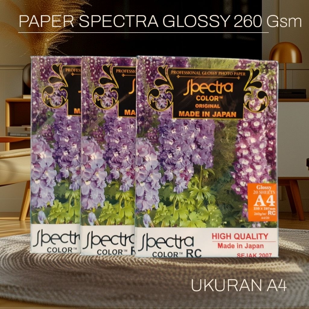 KERTAS FOTO SPECTRA GLOSY 260