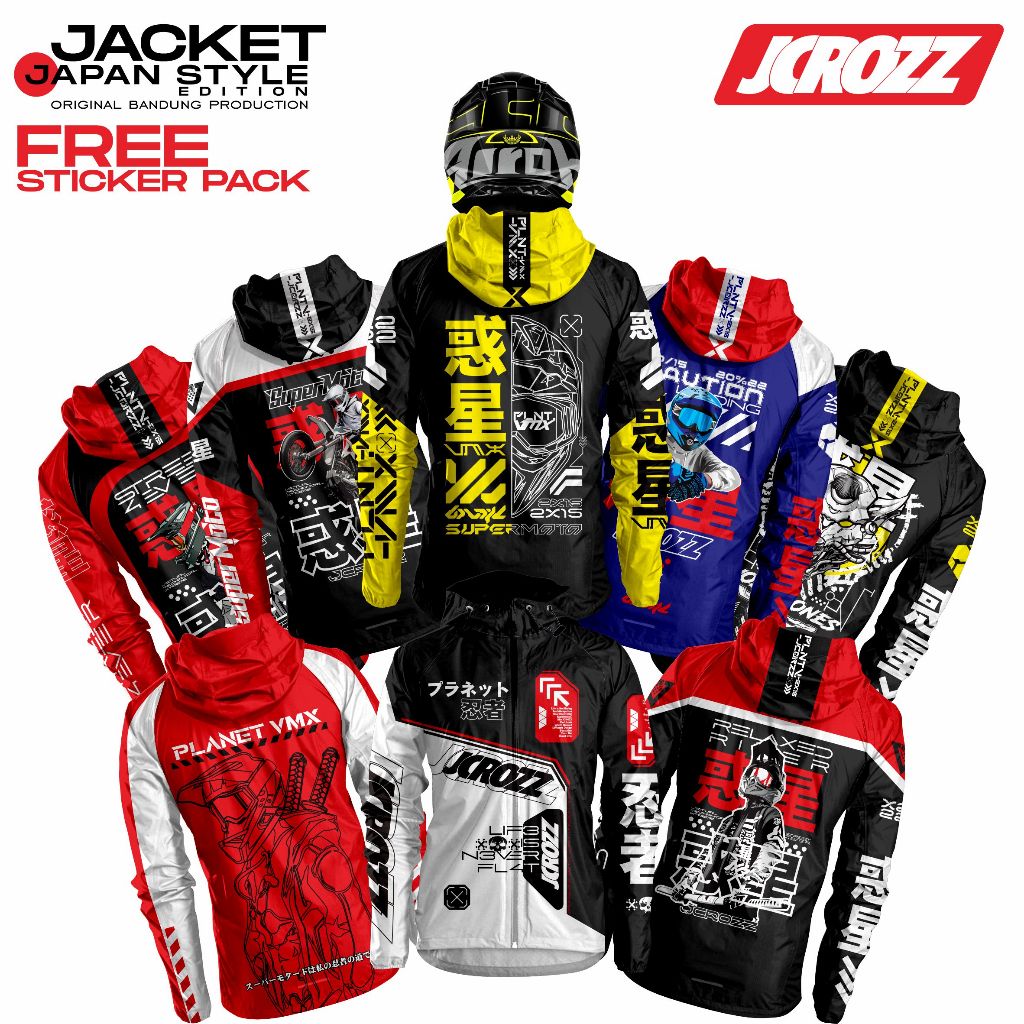 JAKET RACING SUPERMOTO TECHWEAR JCROZZ